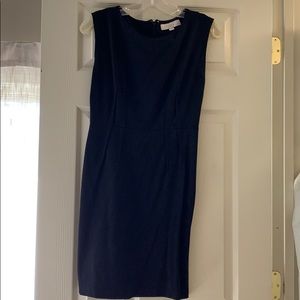 Black size 2p shift dress. Loft